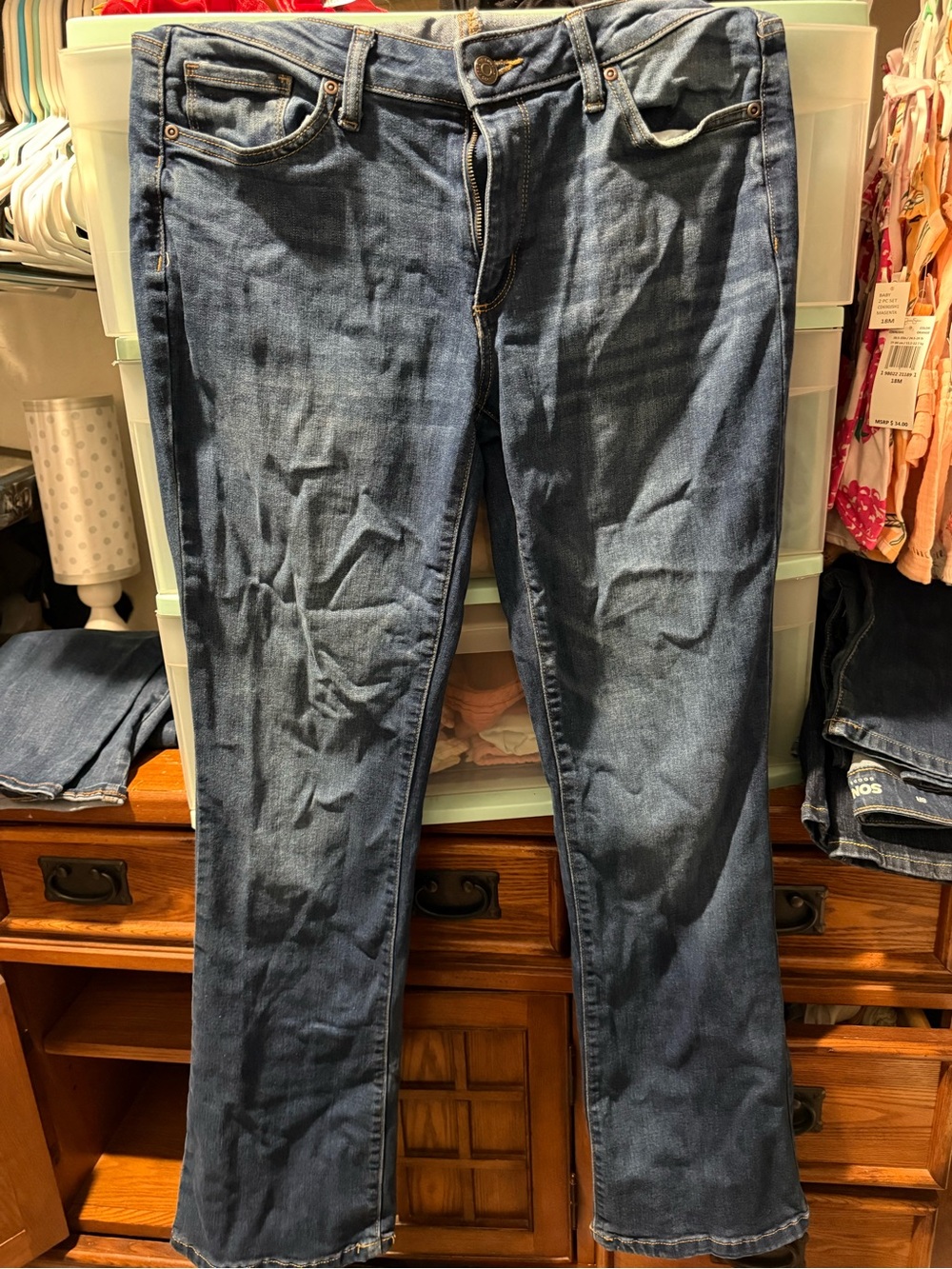 Sonoma Women’s Bootcut Jeans in Dark Blue Wash